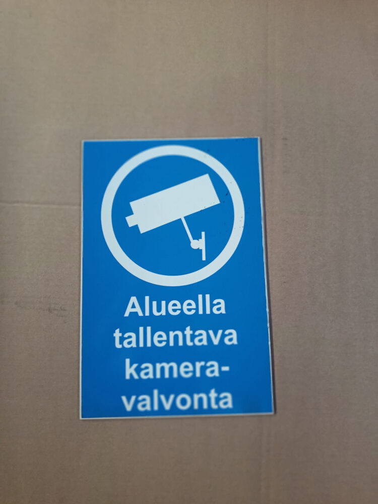 Liikennemerkki kameravalvonta